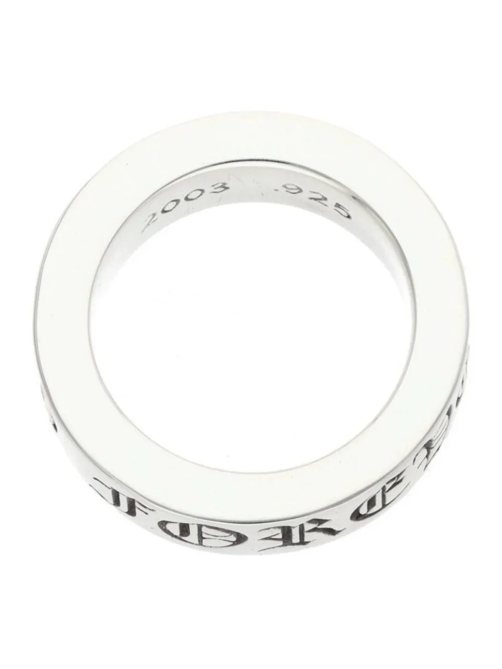 Chrome Hearts Spacer Forever Silver Ring